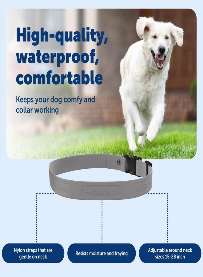 بيت سيف حزام بديل من PetSafe لطوق تتبع الكلاب Guardian GPS + وطوق تتبع الكلاب Guardian GPS - مصنوع من مادة ناعمة الملمس - مقاوم للماء - قابل للتعديل - تصميم متين - رمادي - Image 5